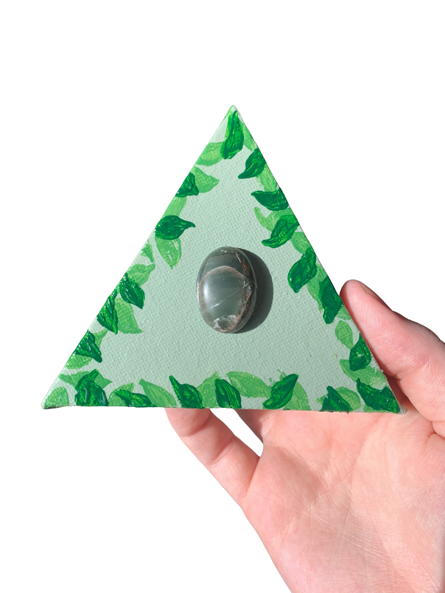 Triangle Bloodstone Painting